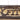 Close up of copper vein powder coat on the family name sign.