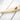 Wooden stake point with screws.
