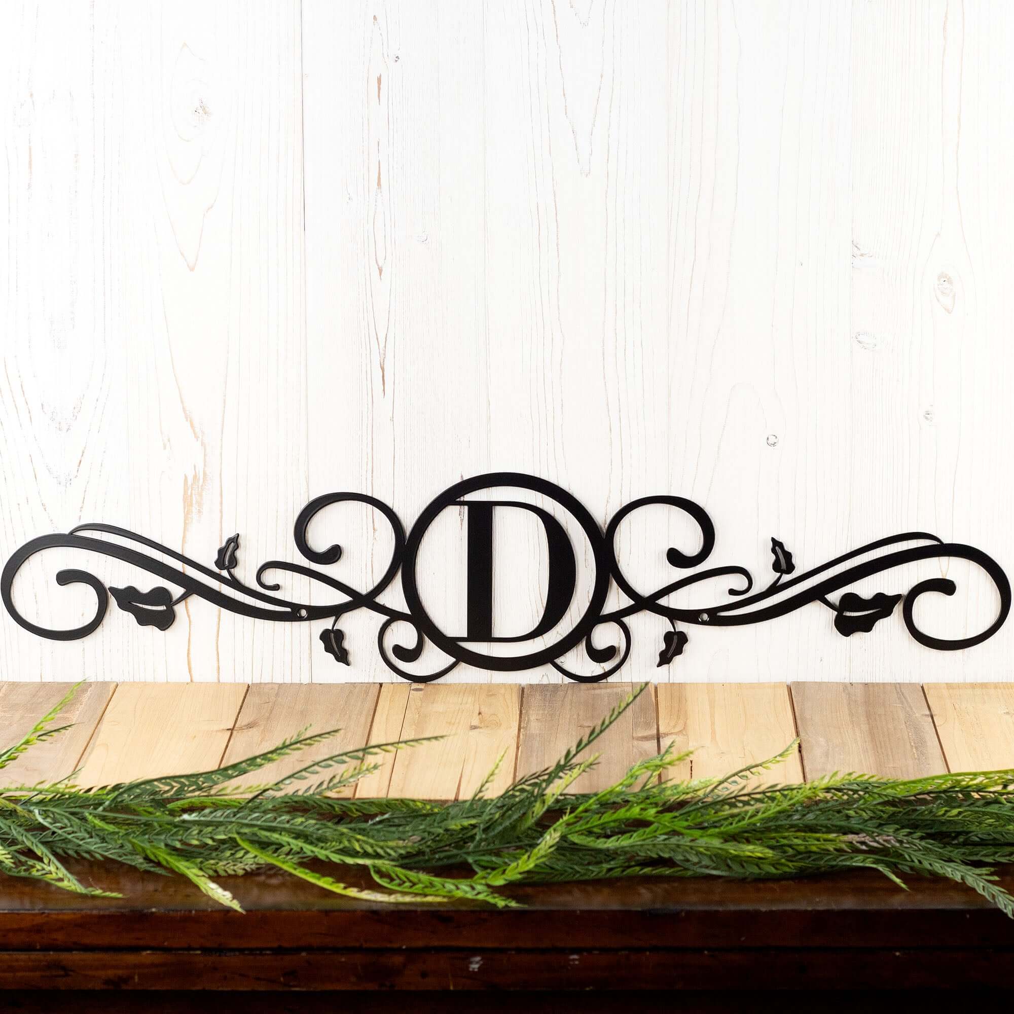 Initial Signage Metal Monogram Initial Wall Signs – Refined Inspirations