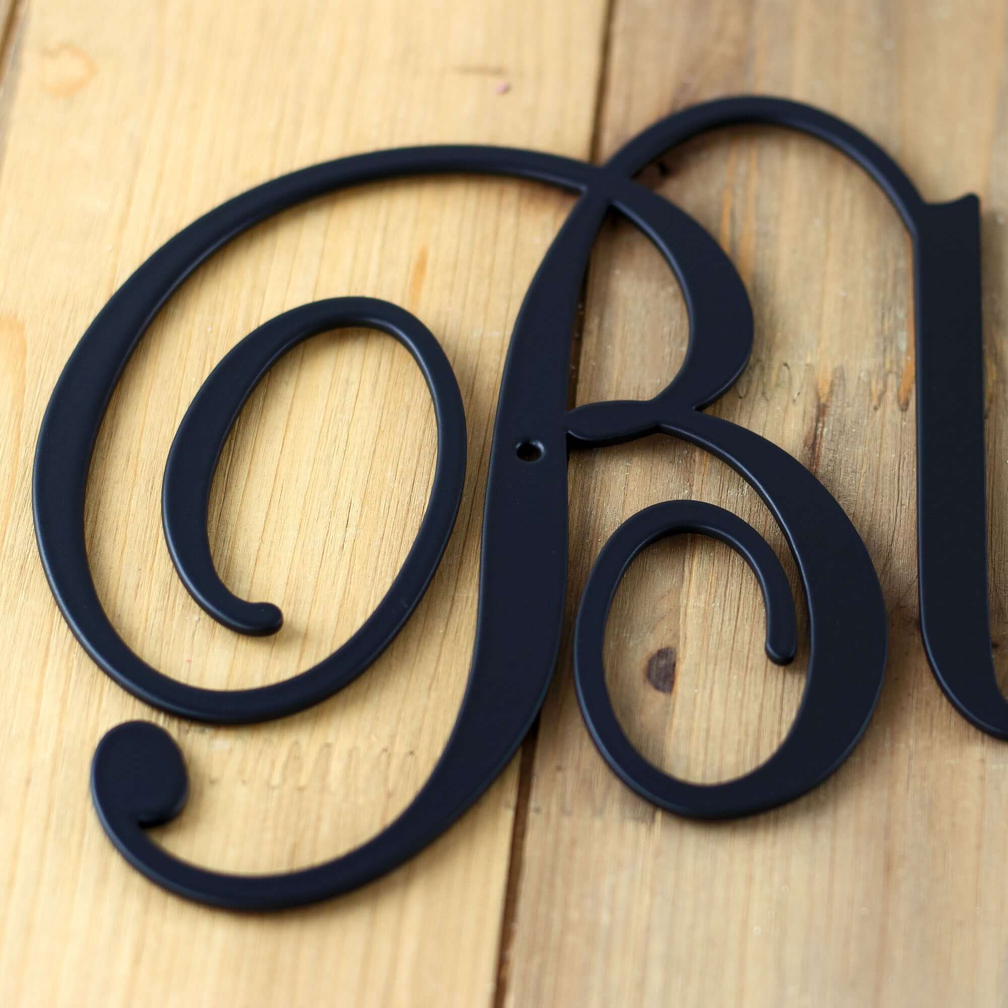 Blessings Cursive Metal Wall Sign – Refined Inspirations