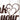 Close up of hearts on our Think with your Heart metal sign, in copper vein powder coat.