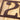 Close up of copper vein powder coat, on our 3 digit metal house number sign. 