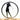 Close up of circular golf metal wall art with woman silhouette, in raw steel.